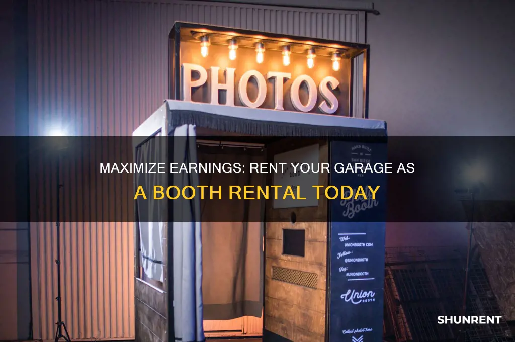 how to rent your garage as a booth rental