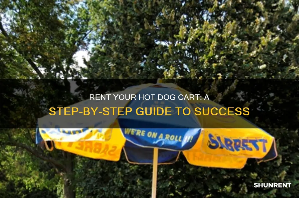 how to rent your hot dog cart