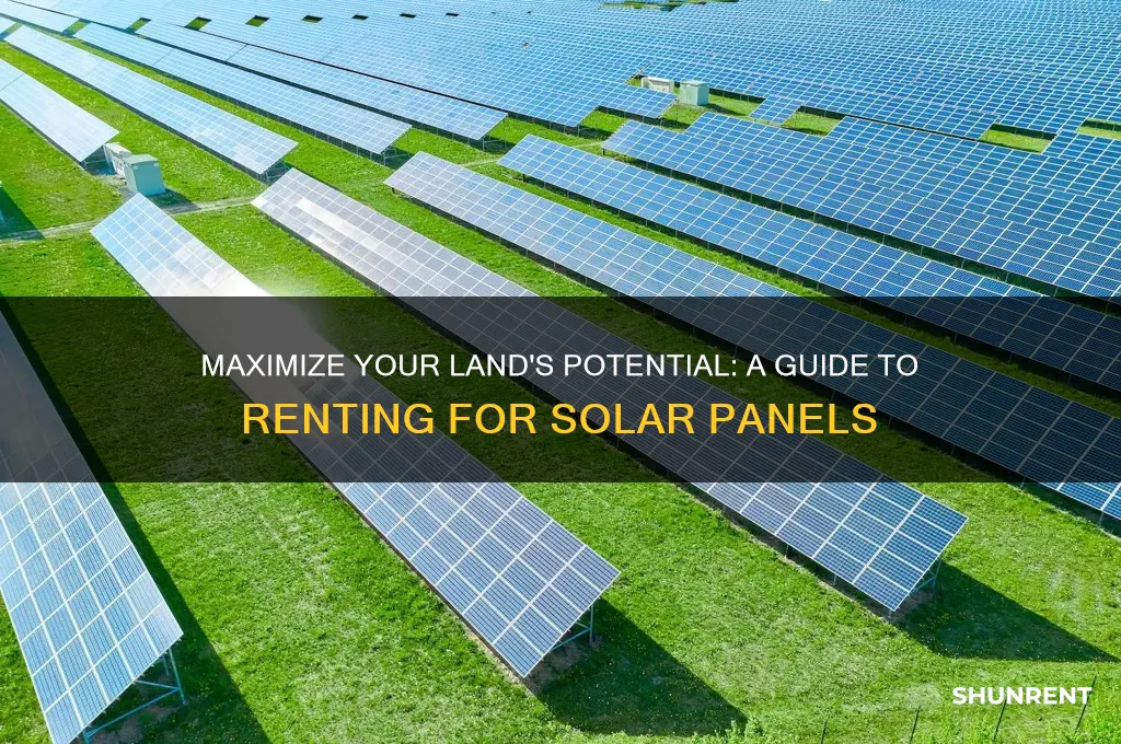 how to rent your land for solar panels