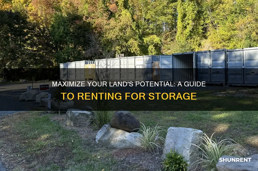 how to rent your land for storage