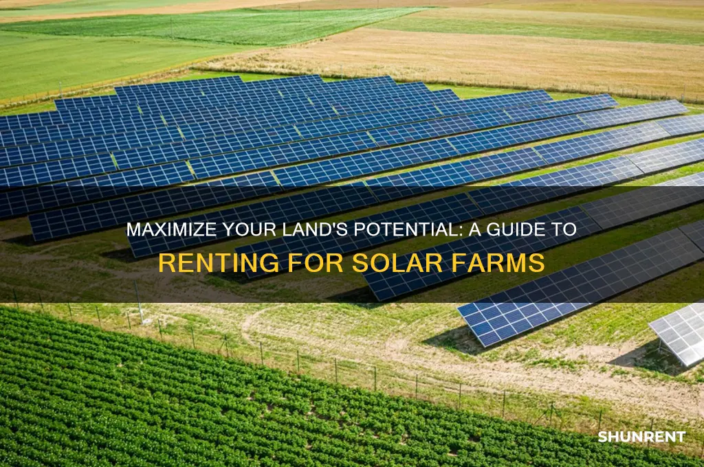how to rent your land to solar farms