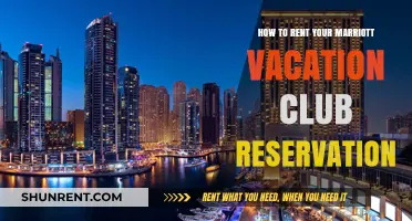 Renting Your Marriott Vacation Club Reservation: A Step-by-Step Guide