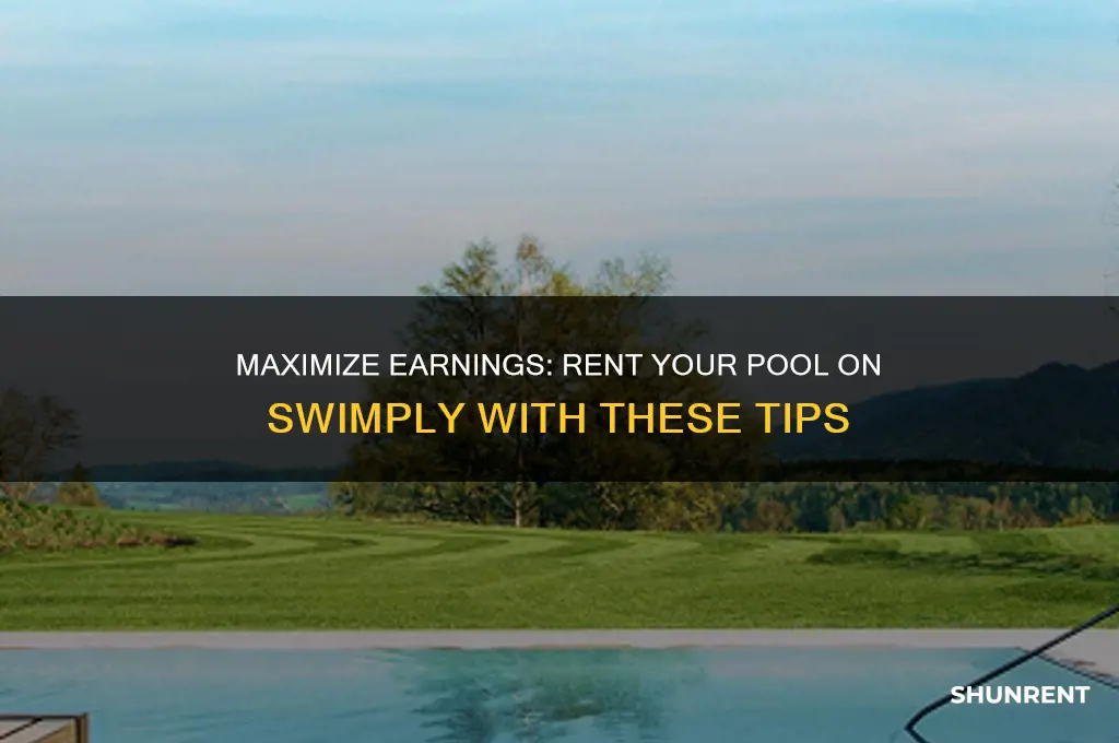 how to rent your pool on swimply