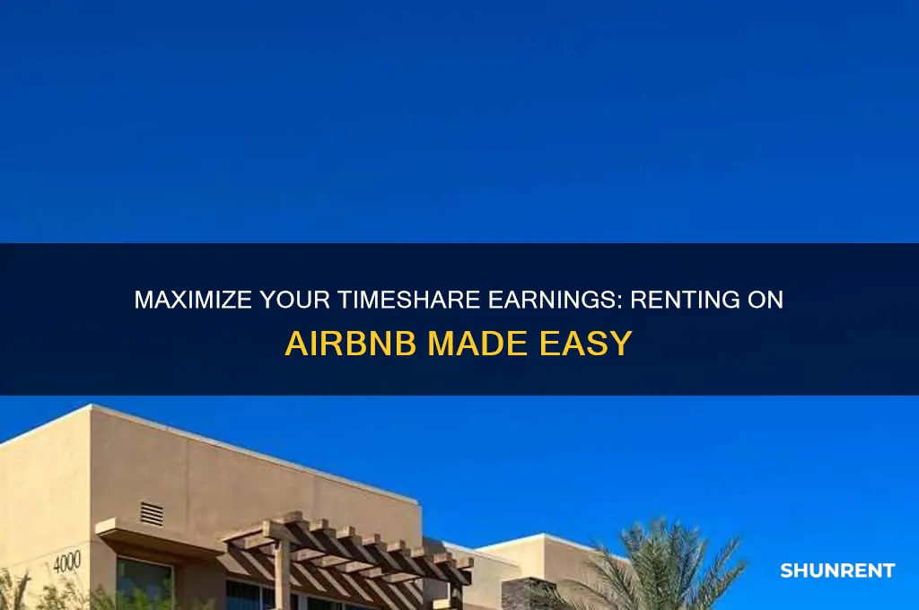 how to rent your timeshare on airbnb