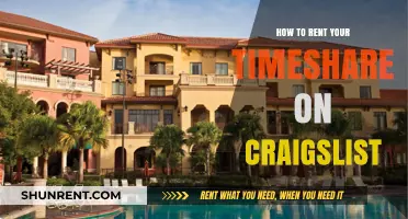 Rent Your Timeshare on Craigslist: A Step-by-Step Guide