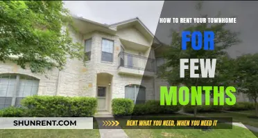Short-Term Townhome Rental Guide: Maximize Income in Just Months