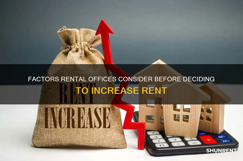 how to rental offices determine to raise rent