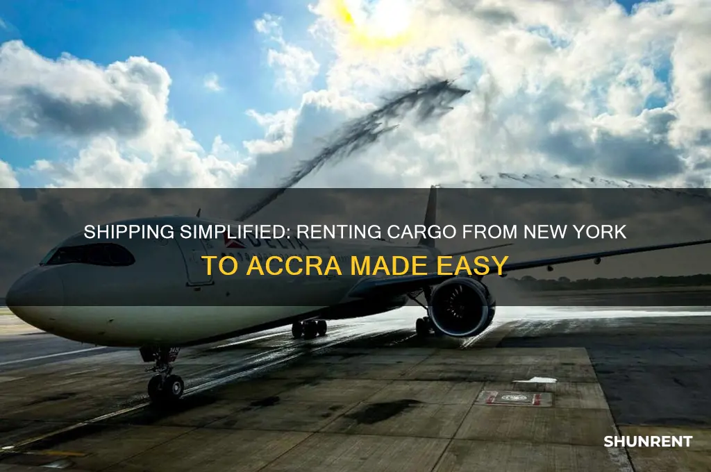 how to rente cargo from new york to accra