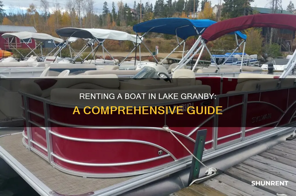 how to renting a boat in lake granby
