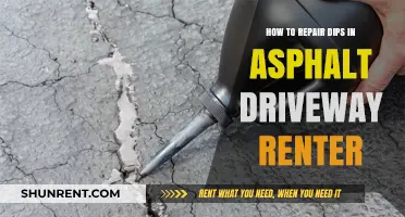 Fixing Asphalt Driveway Dips: A Renter's Step-by-Step Repair Guide