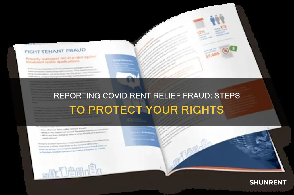 how to report covid rent relief fraud