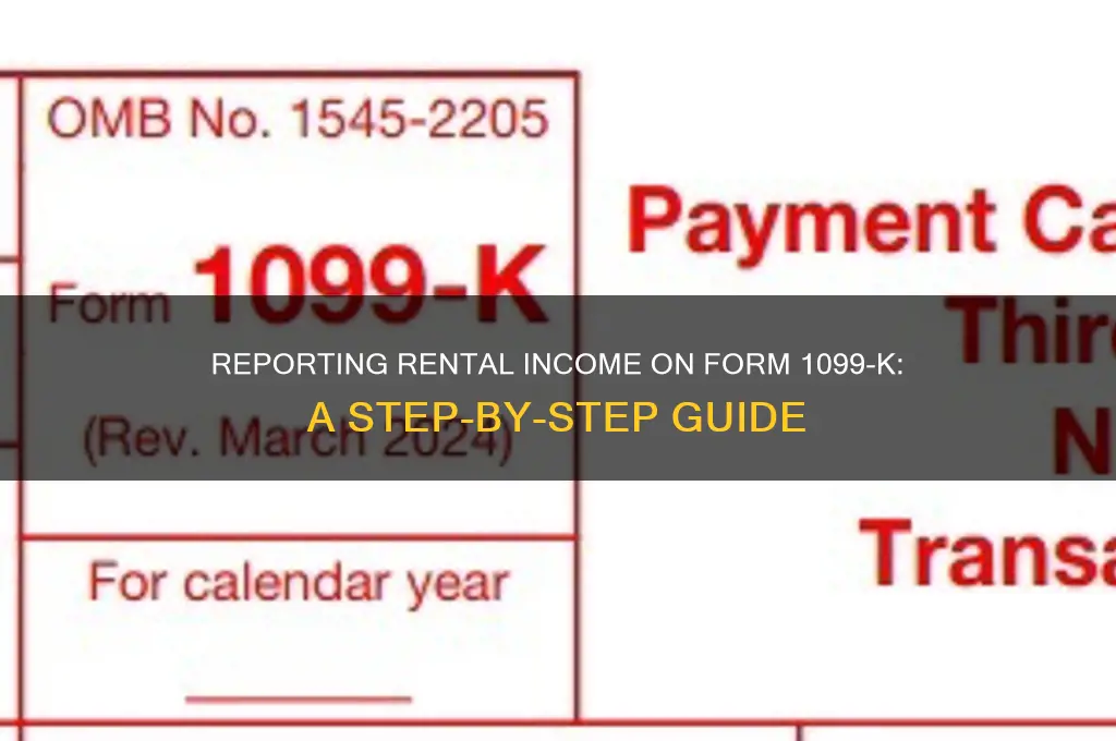 how to report rent in 1099 k