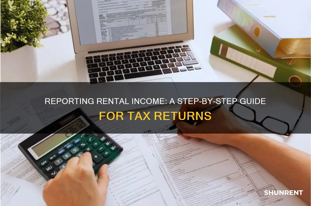 how to report rent income on tax return