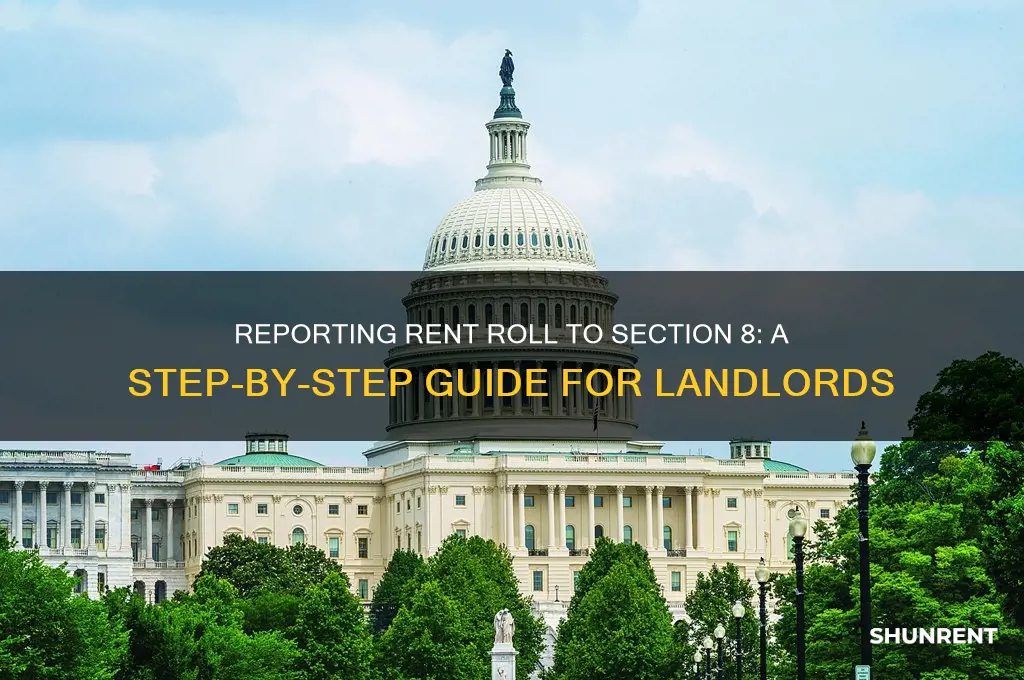 how to report rent roll to section 8