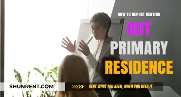 Reporting Rental Income: A Guide to Declaring Your Primary Residence