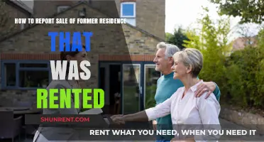 Reporting the Sale of Your Formerly Rented Residence: A Step-by-Step Guide