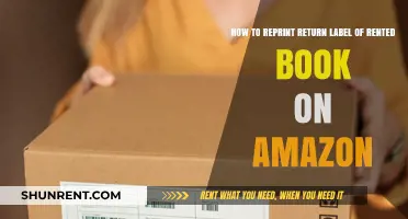 Reprint Your Amazon Rented Book Return Label: A Quick Guide