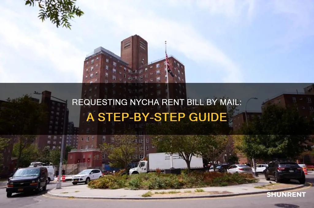 how to request nycha bill rent to mailing address
