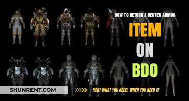 Returning Rented Armor in BDO: A Step-by-Step Guide