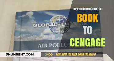 Easy Steps to Return Your Rented Book to Cengage