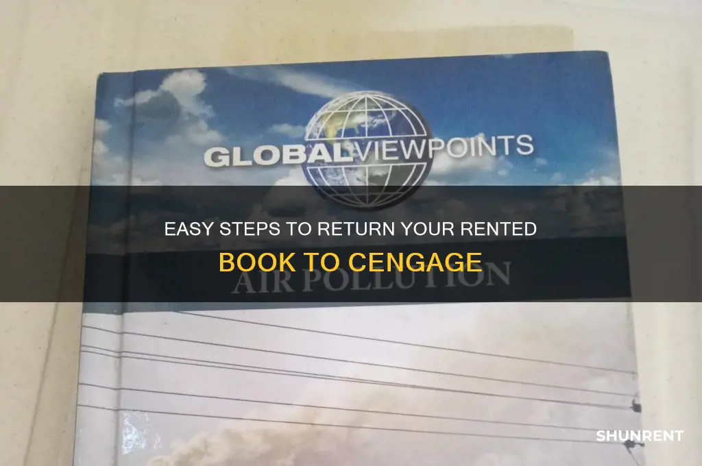 how to return a rented book to cengage