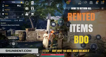 Efficiently Return All Rented Items in BDO: A Step-by-Step Guide