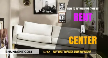 Easy Steps to Return Furniture to Rent-A-Center Hassle-Free