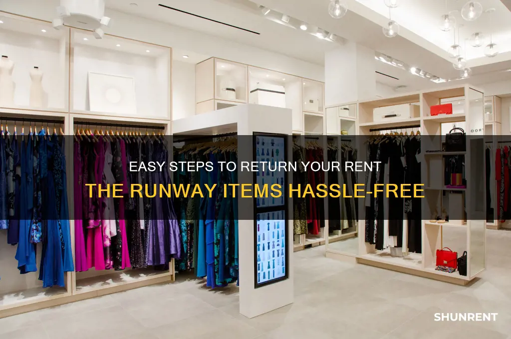 how to return items to rent the runway
