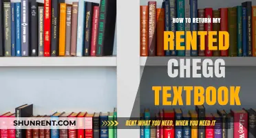 Returning Your Rented Chegg Textbook: A Step-by-Step Guide