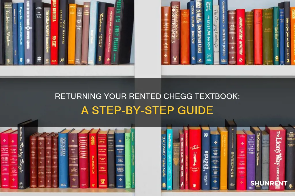 how to return my rented chegg textbook