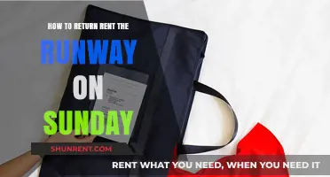 Returning Rent the Runway on Sundays: A Quick and Easy Guide