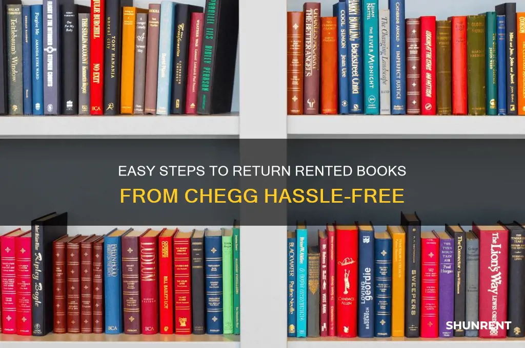 how to return rented books from chegg