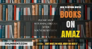 Returning Rented Books on Amazon: A Quick and Easy Guide
