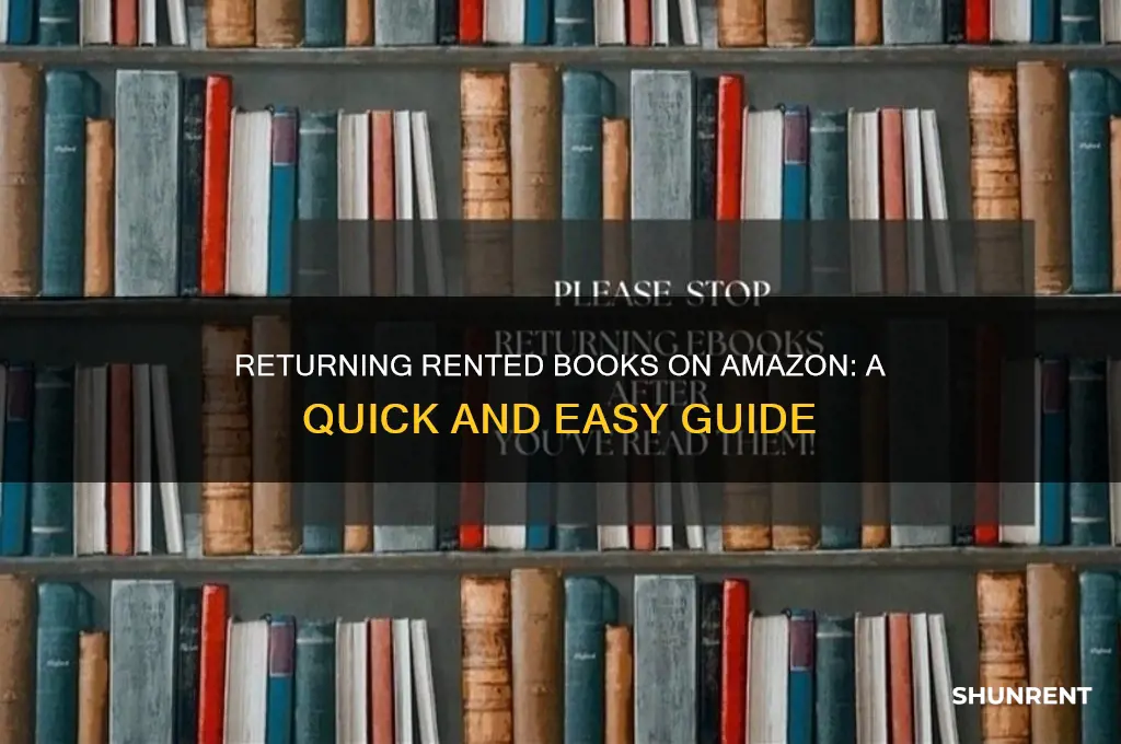 how to return rented books on amaz