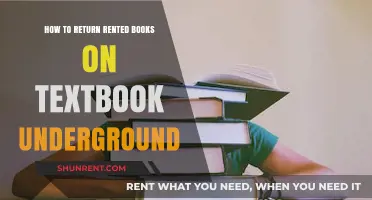 Returning Rented Books on Textbook Underground: A Step-by-Step Guide