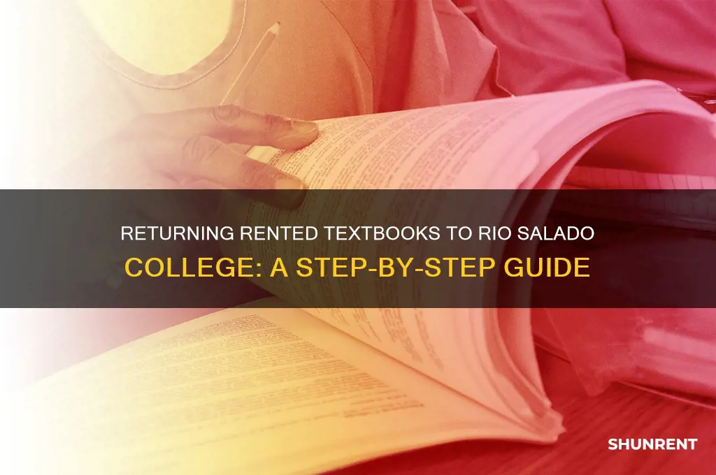 how to return rented textbooks to rio salado college