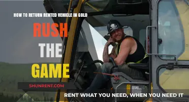 Returning Rented Vehicles in Gold Rush: The Game – A Step-by-Step Guide