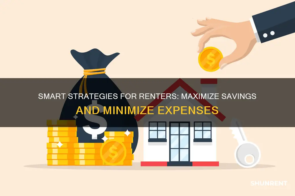 how to save money as a renter