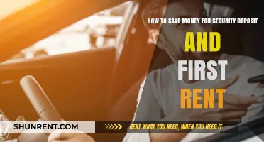 Smart Strategies to Save for Your Security Deposit and First Rent