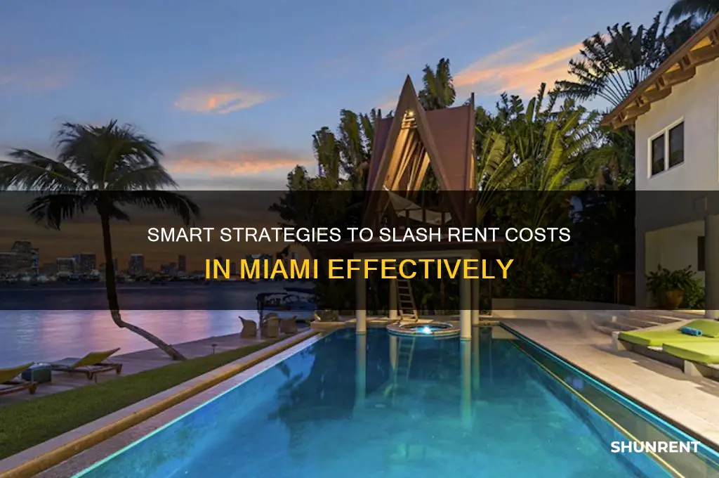 how to save money on rent miami