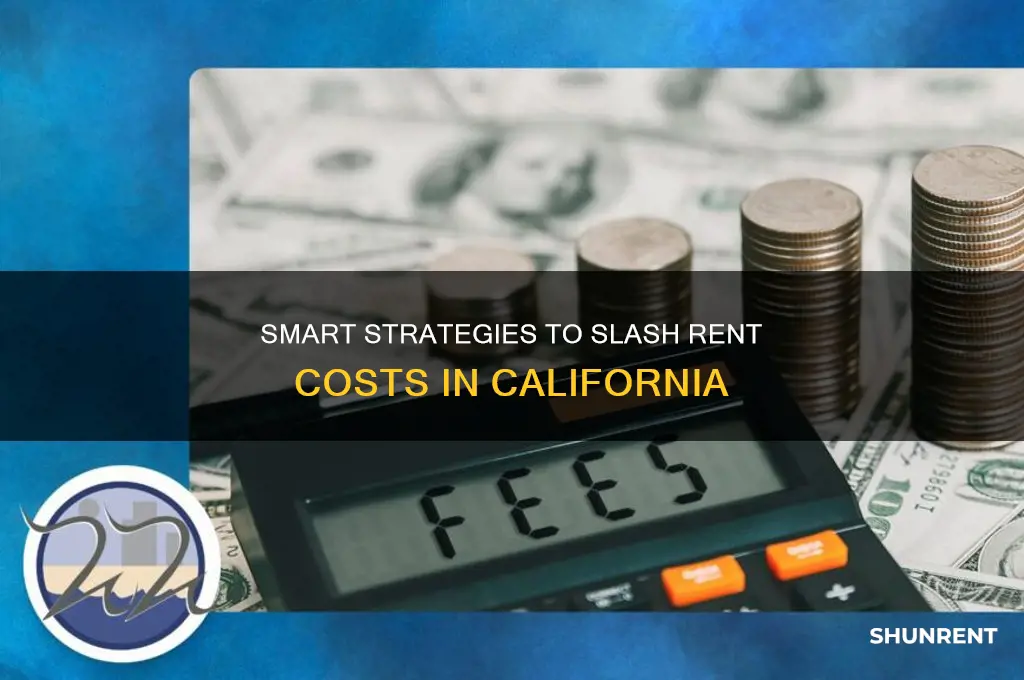 how to save on rent in california