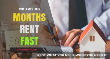 Quick Strategies to Save Three Months' Rent in Record Time