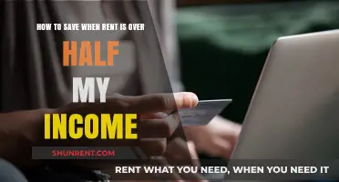 Slash Expenses: Strategies to Save When Rent Consumes Half Your Income