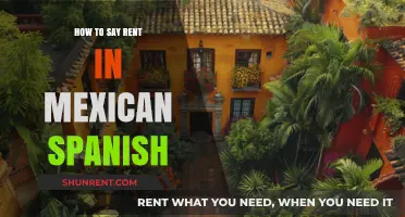 How to Say Rent in Mexican Spanish: A Quick Language Guide