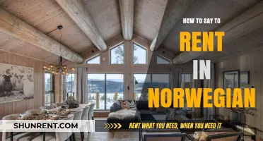 Mastering Norwegian: How to Say 'To Rent' in Everyday Conversations