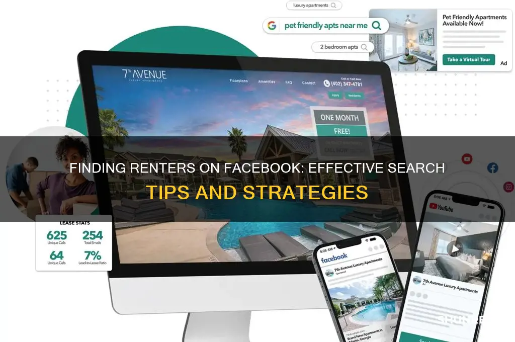 how to search dacebook for people renting