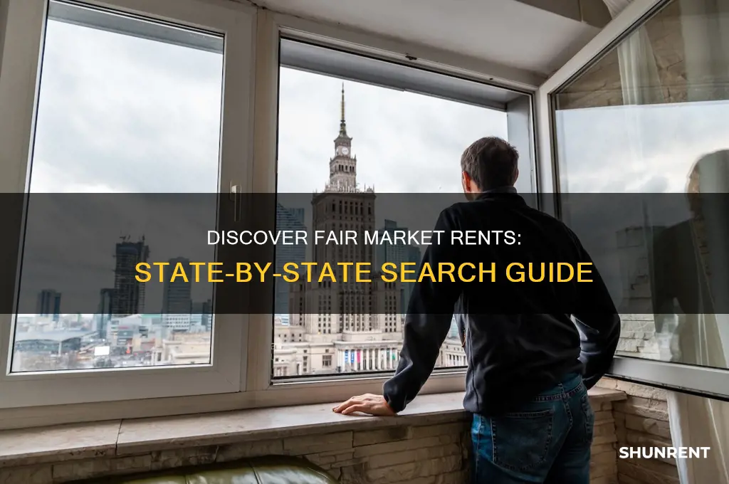 how to search fair market rents by state
