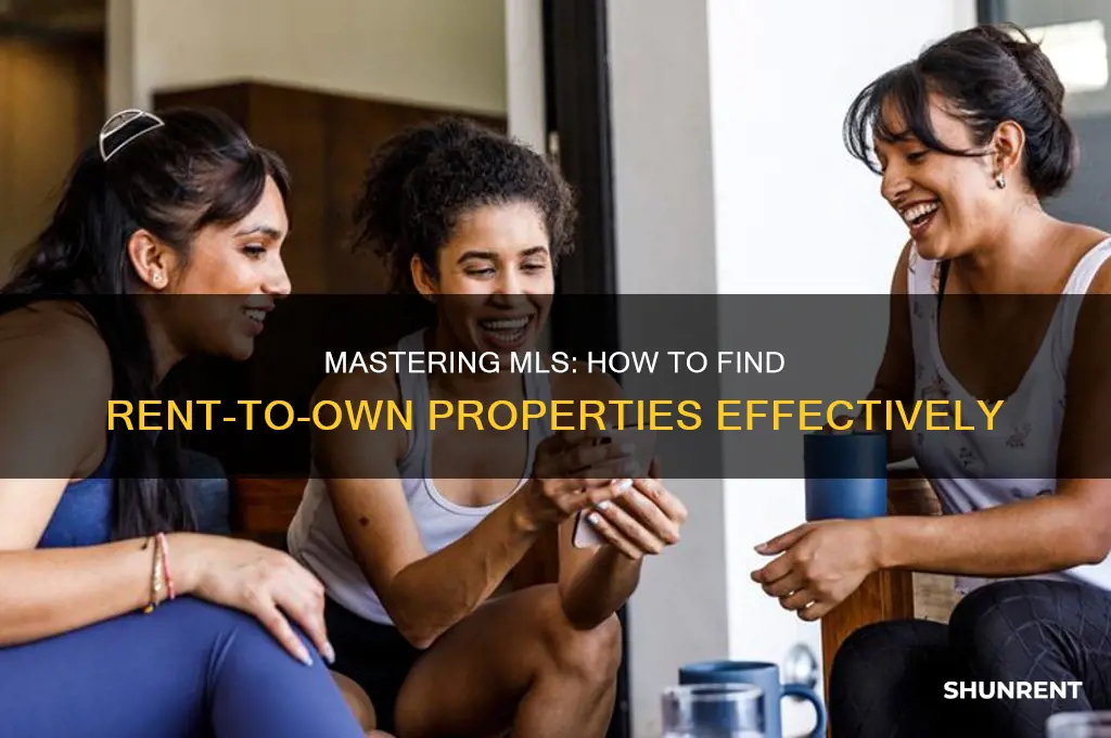 how to search rent to own on mls