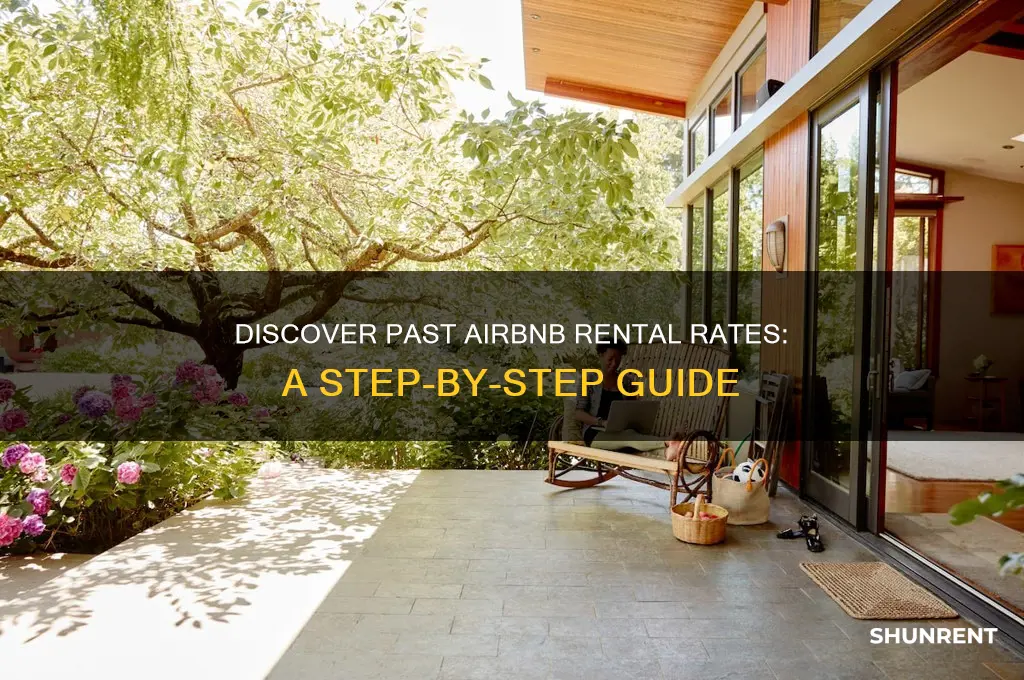 how to see airbnb rates that were rented