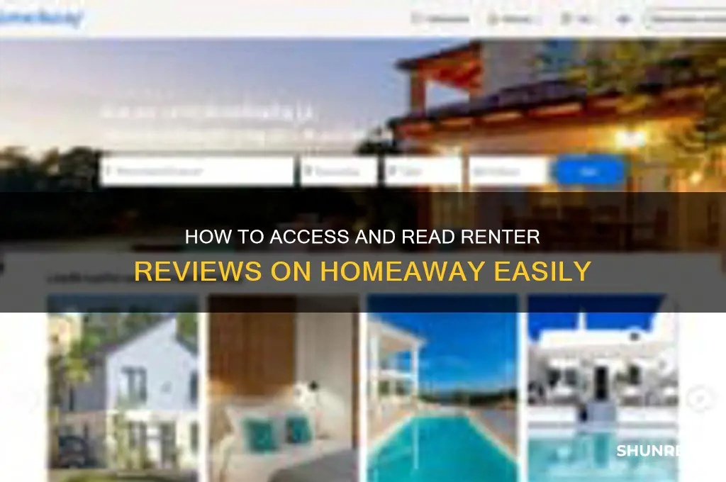 how to see renter reviews on homeaway